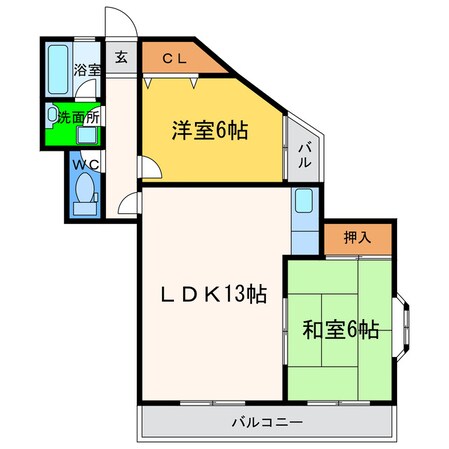 グローリア　カーザの物件間取画像